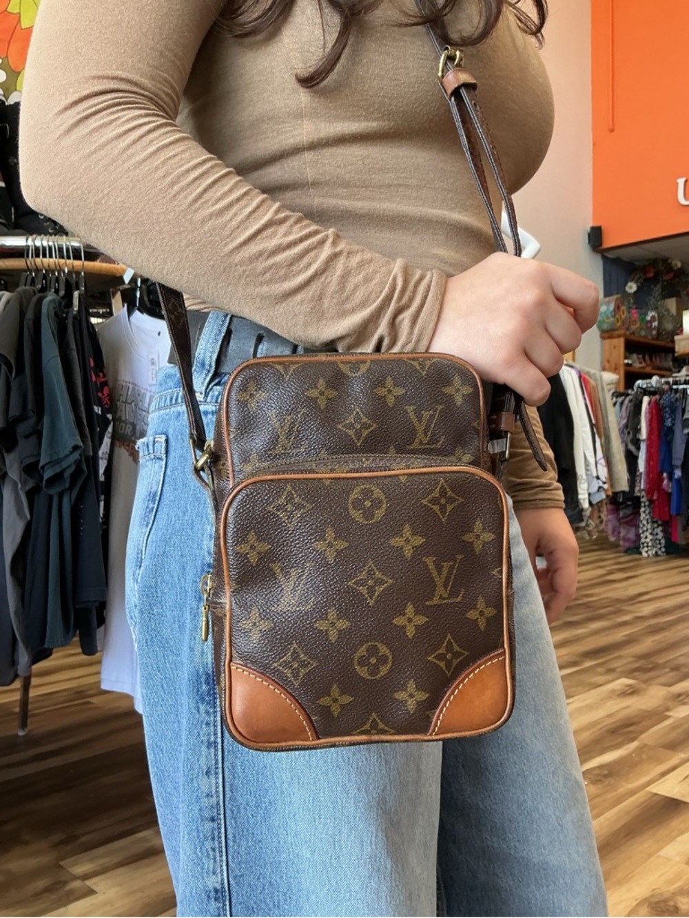 Vintage Louis Vuitton Monogram Amazone Shoulder Bag Crossbody